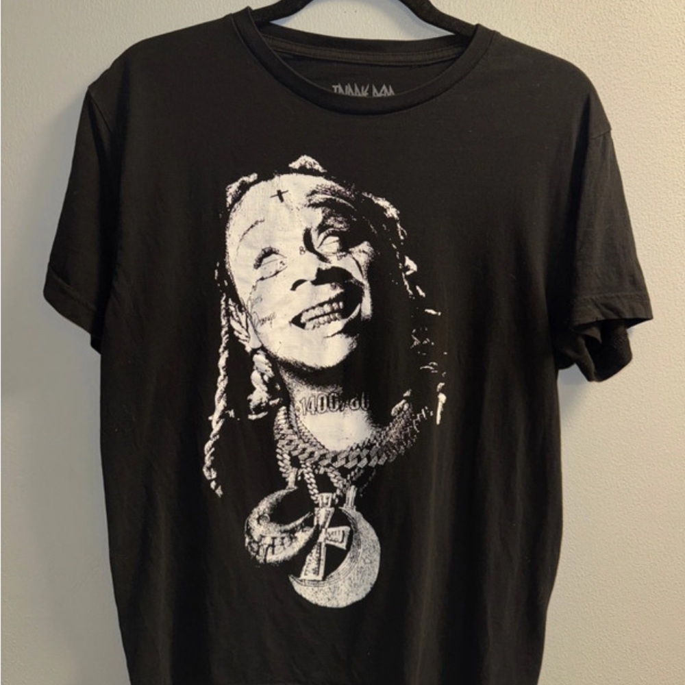 Trippie Redd black t-shirt size medium 100% cotton